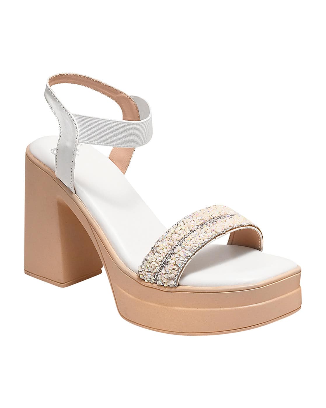 Block Heels Flipkart Platform Heels Buy White Heeled Sandals For