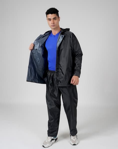Buy Black Rainwear and Windcheaters for Men by Vooter Online