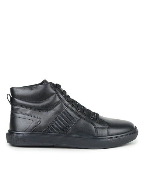 Men Ankle-Length Lace-Up Boots