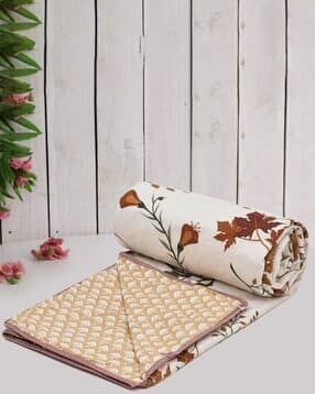 Floral Print Reversible Double Dohar