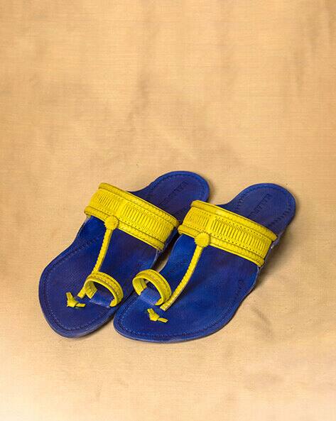Buy Royal Blue Sandals for Men by Indie Picks Online
