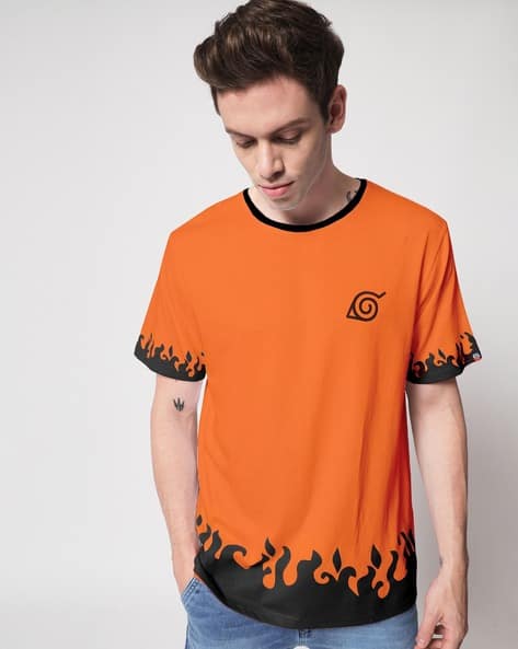 Naruto Anime 7Th Hokage Printed Anime T-Shirt