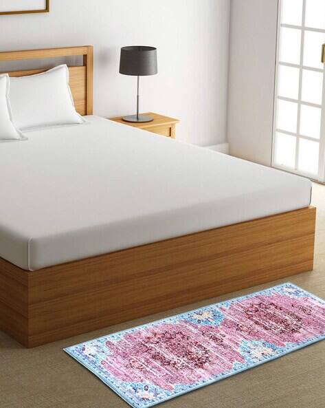 Romee Printed Rectangular Chenille Bed Runner