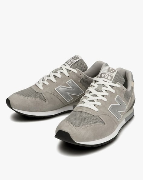 Buy NEW BALANCE 996 Lace-Up Sneakers | Grey Color Men | AJIO LUXE
