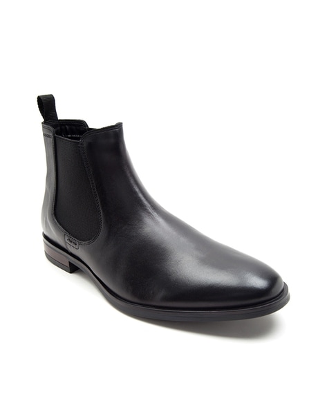 Men Ankle-Length Slip-On Chelsea Boots