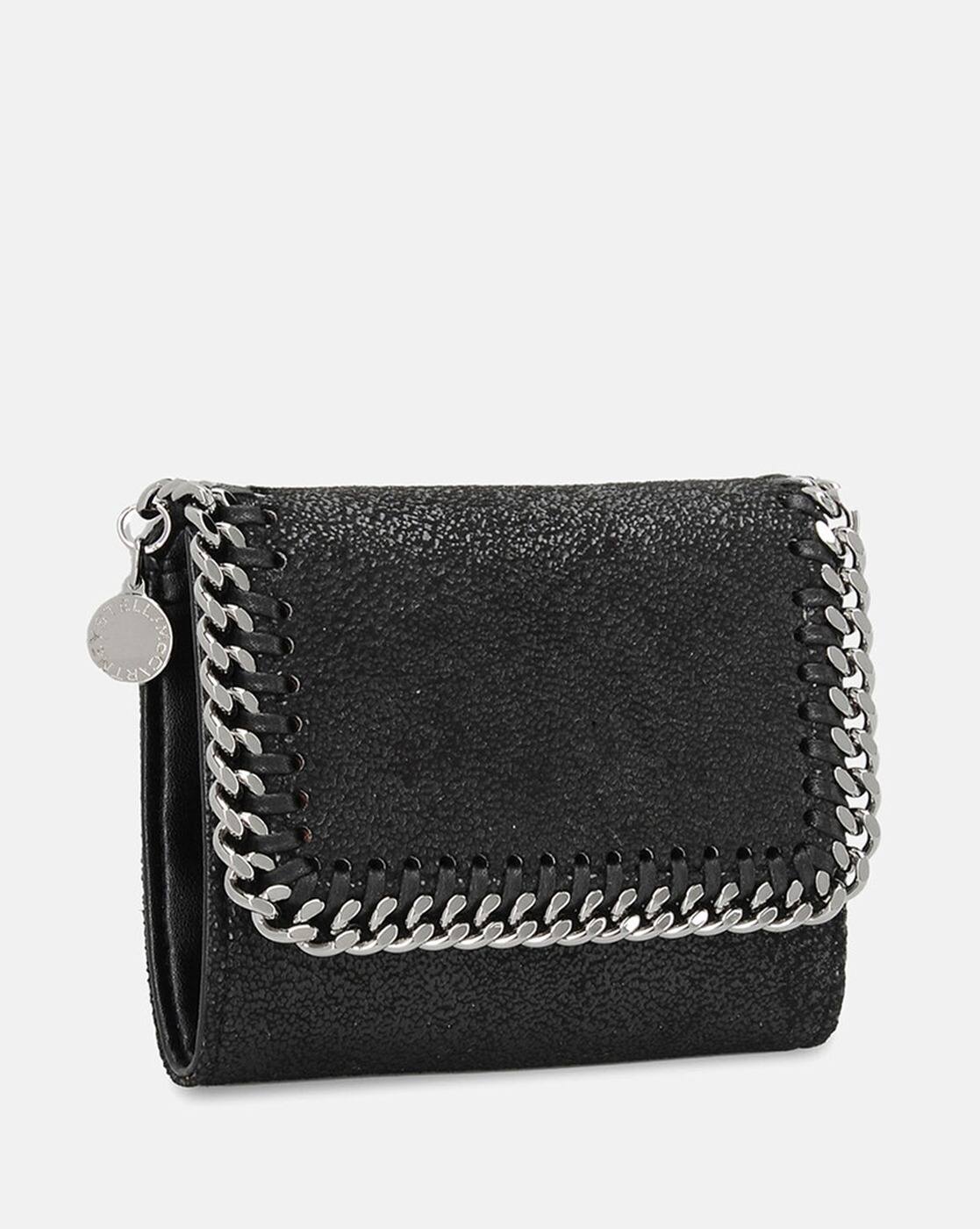 折りたたみ財布 STELLA MCCARTNEY BLACK SHAGGY DEER WALLET Buy Stella Mccartney Falabella Small Flap Wallet Eco Shaggy