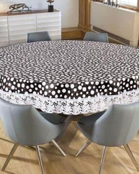stylista Printed Round 6-seater Dining Table Cover-picture-25
