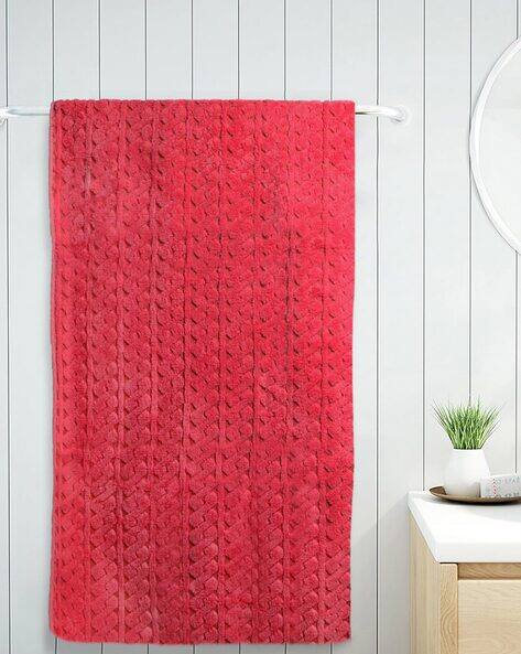FABINALIV 420 GSM Striped Cotton Bath Towel