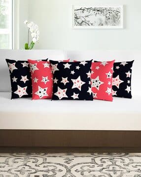 Set of 5 Cushion Covers 16" X 16"-image-18