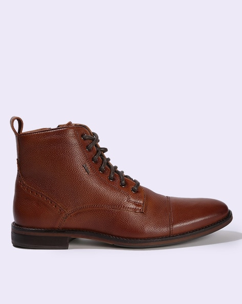 Lee Cooper Men Ankle-Length Lace-Up Boots