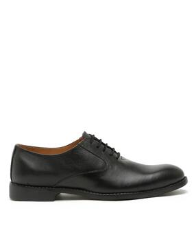 Panelled Lace-Up Formal Shoes