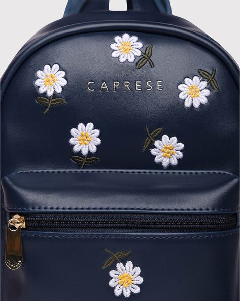 Floral outlets Embroidered Mini Coach Backpack