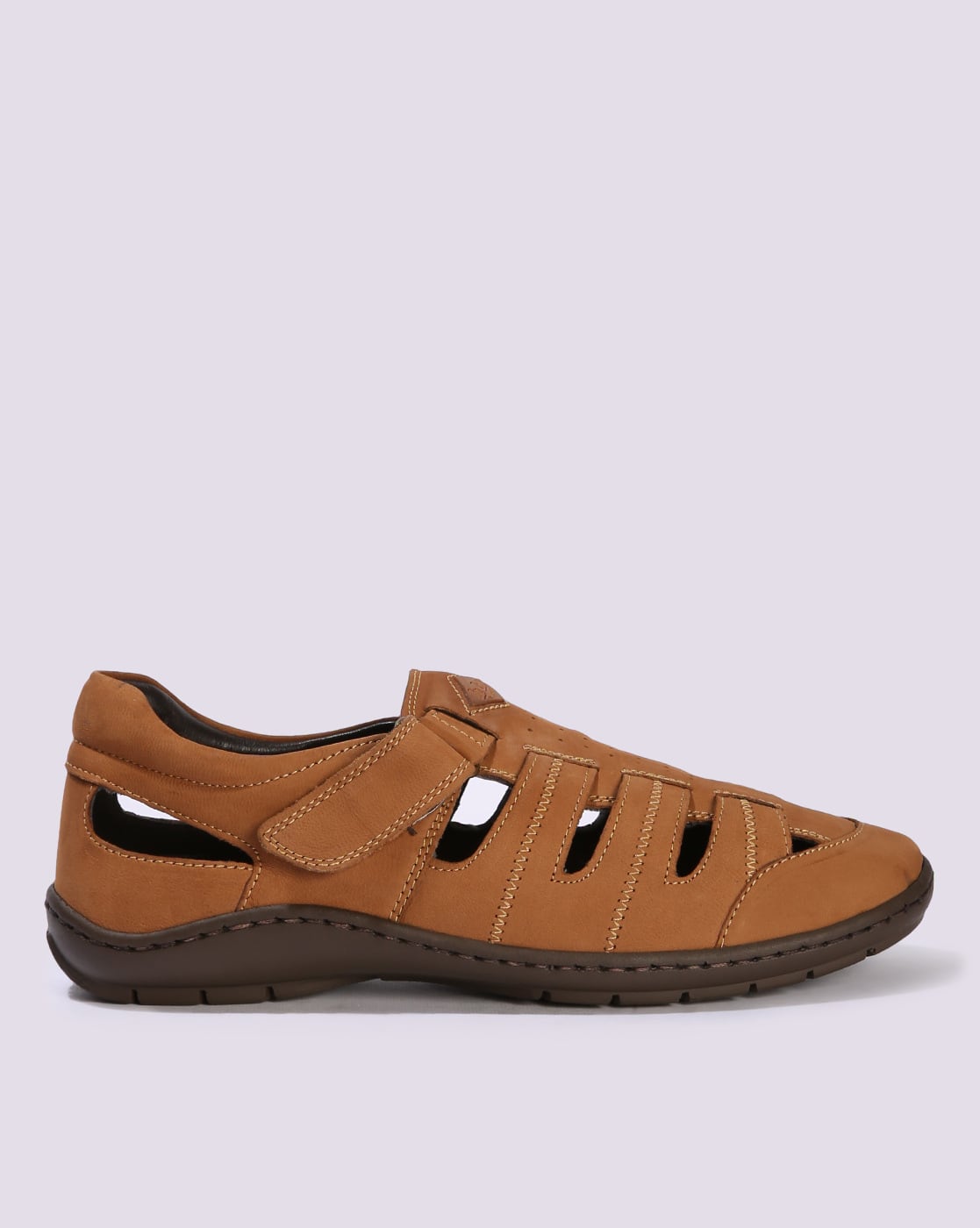 Buy Lee Cooper Men Leather Shoe-Style Sandals Online | Ajio.com