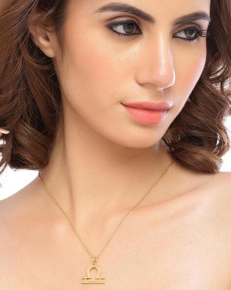 Gold-Plated Libra Pendant