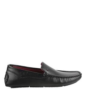 Slip-On Loafers with Genuine Leather Upper-image-49