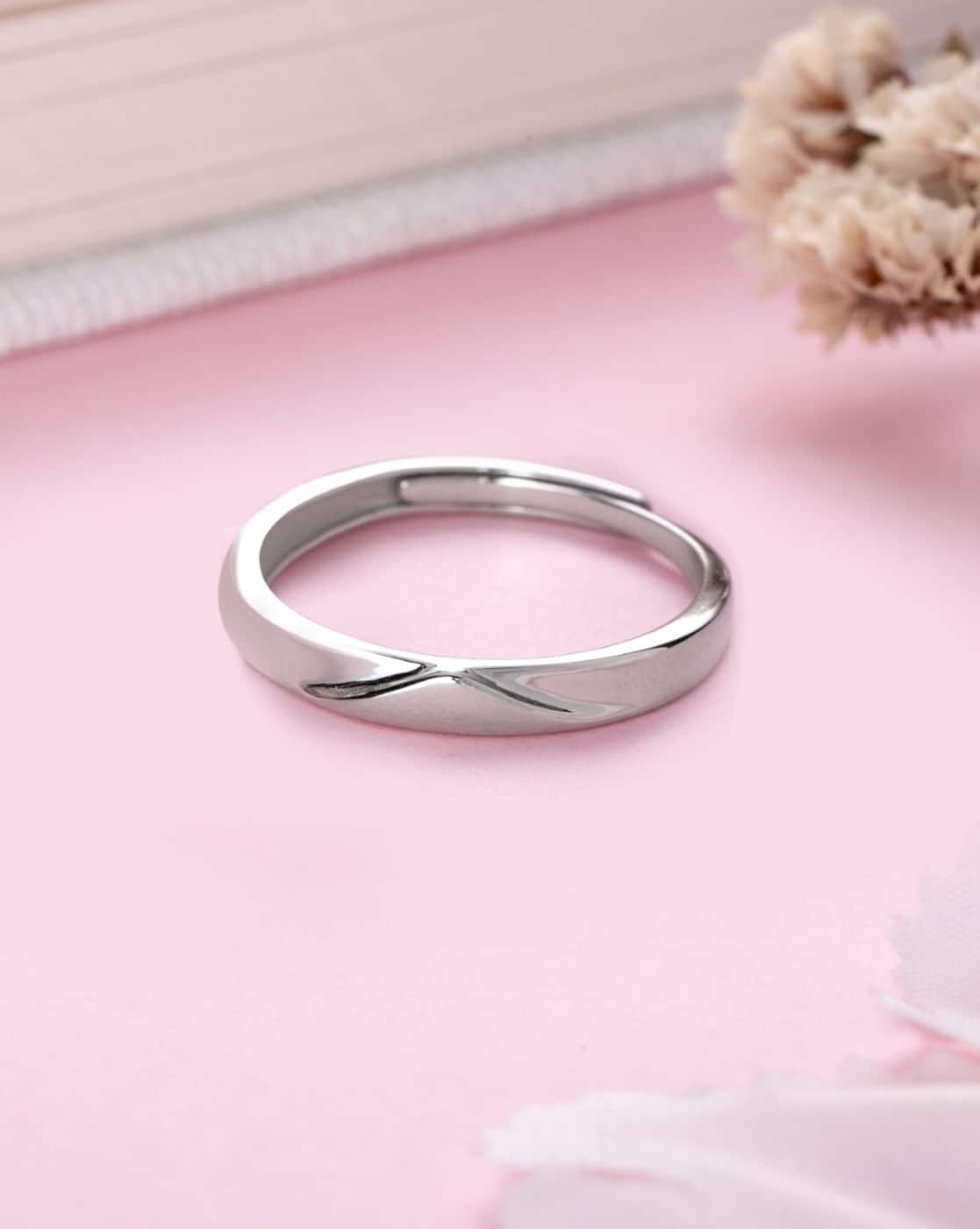 Buy Zavya Men Classic Elegance Rhodium- | 925 Online | Ajio.com Buy Zavya Men Classic Elegance Rhodium- | 925 Online | Ajio.com