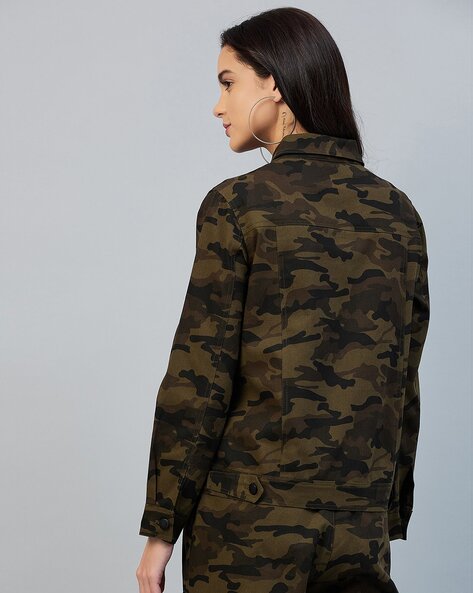 Women's Casual Camouflage good Jacket B223