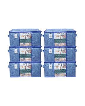 Pack of 6 Leheriya Design Storage Bag-image-22