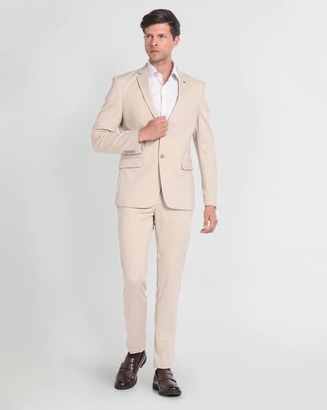 ARROW Men Slim Fit Blazer & Trousers Set