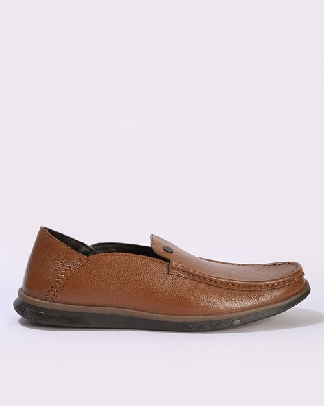LEE COOPER Men Leather Slip-On Shoes