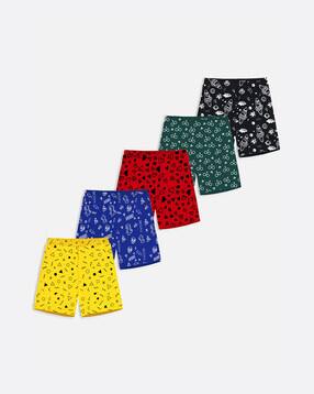 trampoline Pack of 5 Typographic Shorts-picture-15
