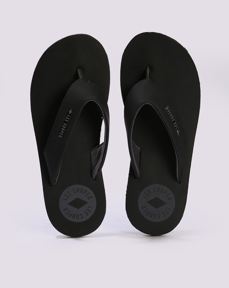 Buy Black Flip Flop Slippers for Men by Lee Cooper Online Ajio