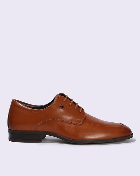 Men Lace-Up Derby Formal Shoes