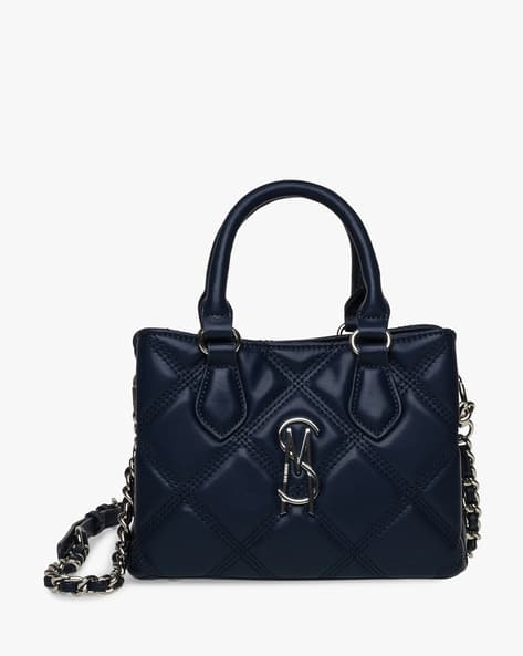 Bsatori Quilted Satchel Bag