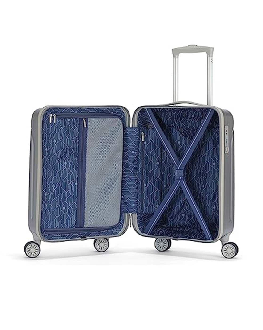 Buy Silver Luggage Trolley Bags for Men by CARLTON Online