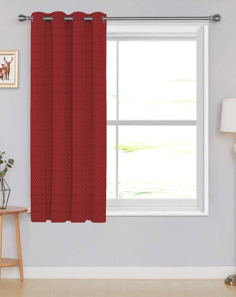 Divine Casa Solid Zig-zag Window Curtain