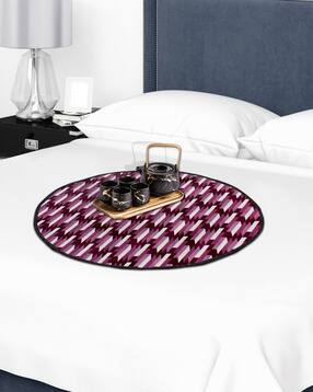 Abstract Print Round Food Mat l-image-21