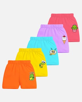 trampoline Pack of 5 Graphic Print Shorts-picture-22