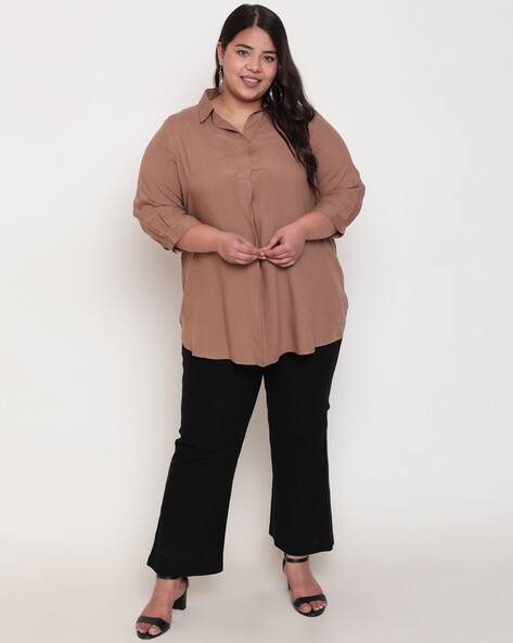 Buy Brown Tops for Women by Amydus Online | Ajio.com