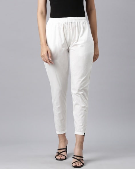 Buy Cream Trousers Pants for Women by Twin Birds Online Ajio