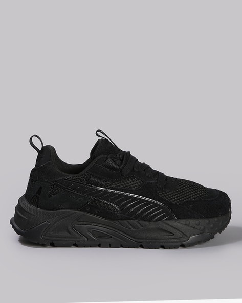 Buy Puma Rs-Trck Horizon Lace-Up Shoes Black Color Men AJIO LUXE