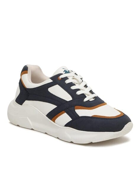 Buy White Black Sneakers for Men by Cantabil Online