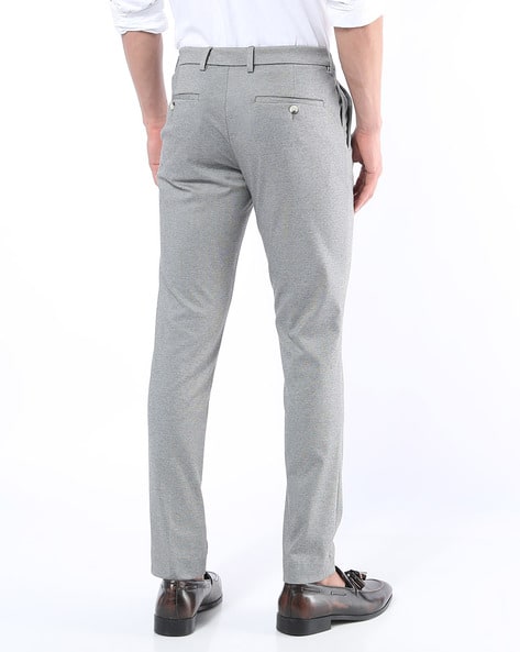 Buy Grey Trousers & Pants for Men by Altheory by AZORTE Online