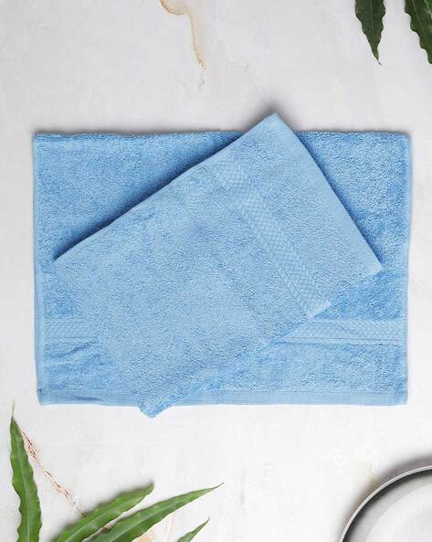 Buy Blue Towels Bath Robes for Home Kitchen by SPACES Online Ajio