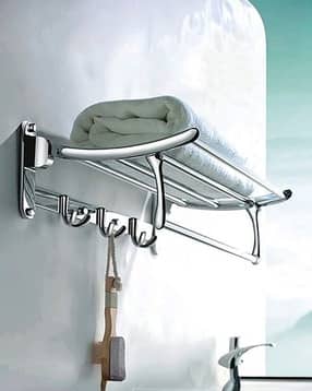 Stainless Steel Folding Towel Rack-image-44