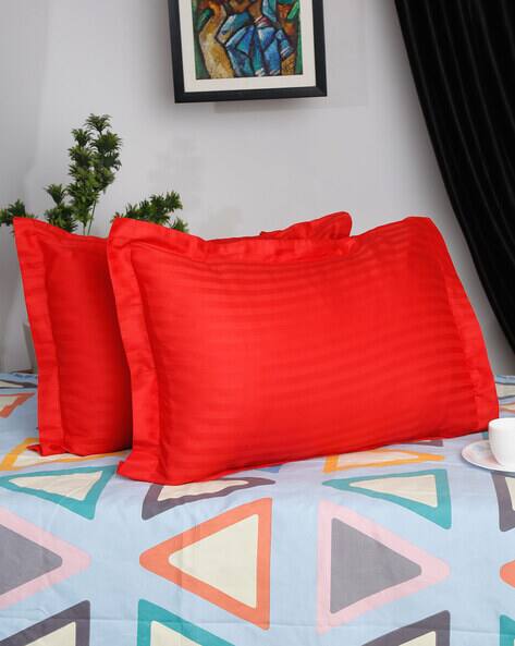 Set of 280 TC Striped Pillow Covers