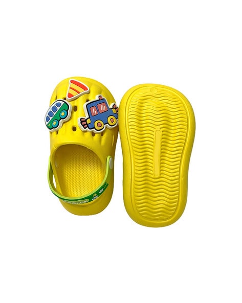 Childrens yellow box flip flops on sale