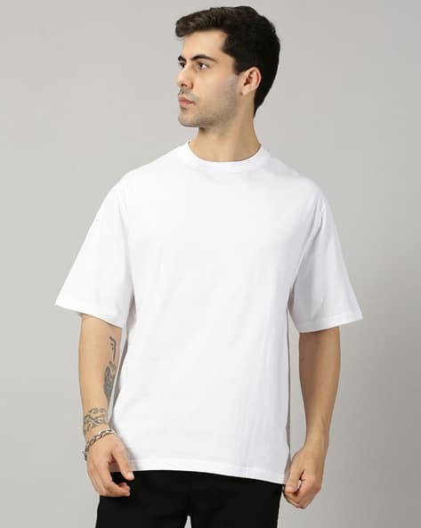 Price History of THE HOLLANDER Men Typographic Print Drop Shoulder