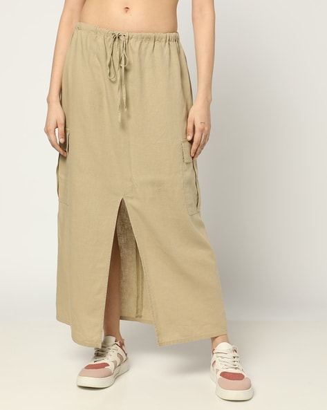 Buy Khaki Brown Skirts for Women by GAP Online Ajio