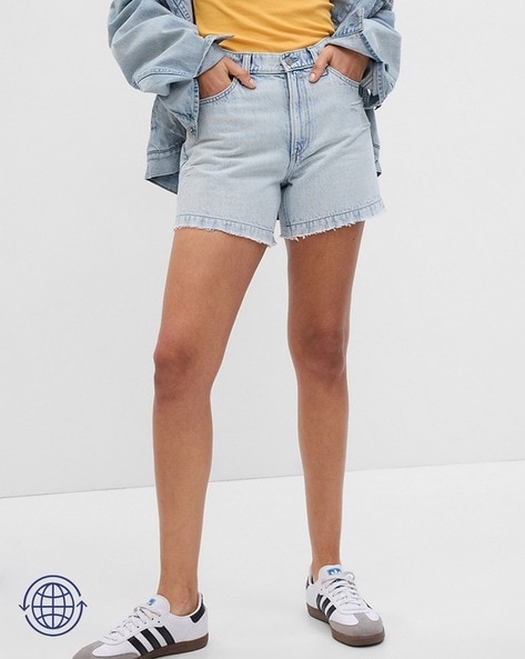 Gap denim shorts womens online