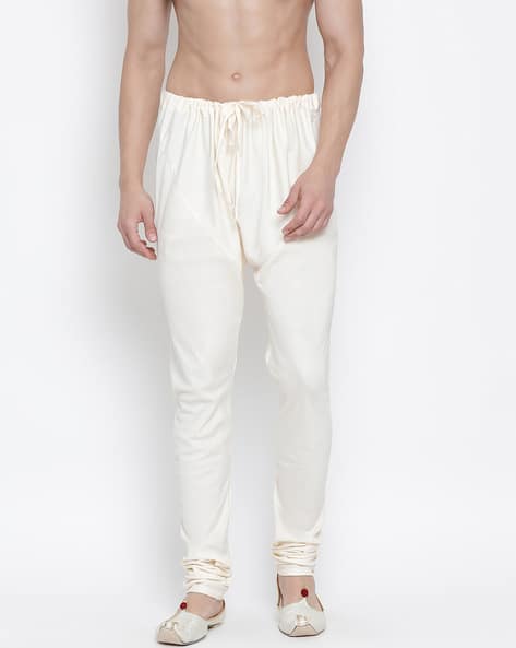 Buy White Pyjamas & Churidars for Men by Saffron Threads Online