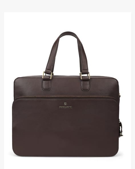 Buy Dark Brown Travel Bags for Men by PERQUISITE Online