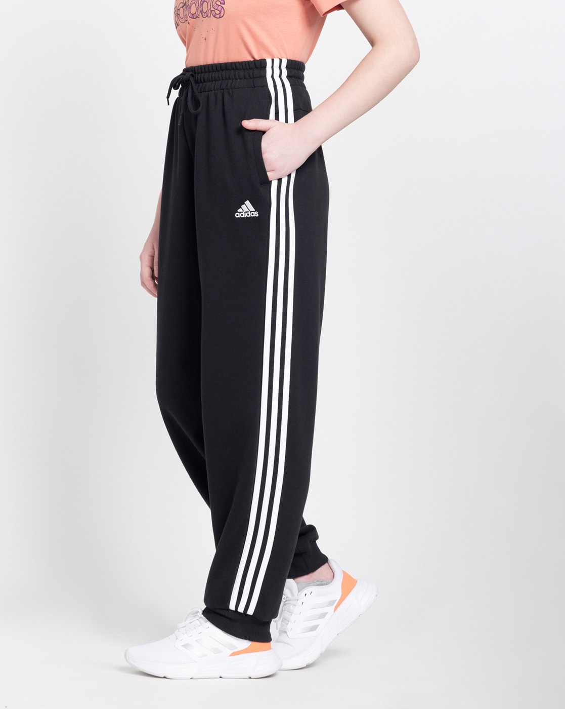 Buy Black Track Pants for Women by ADIDAS Online Ajio