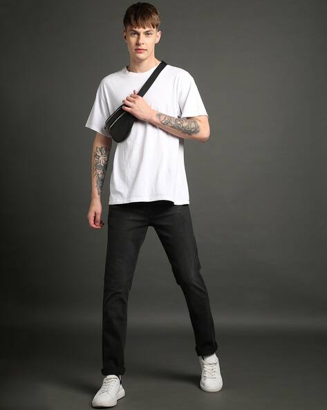 Men Regallo Lightly Wash Skinny Fit Jeans