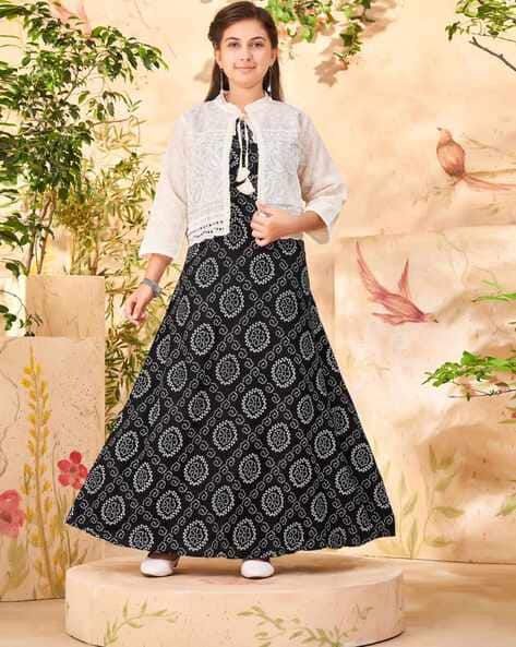 Buy Black Dresses Frocks for Girls by AARIKA GIRLS ETHNIC Online