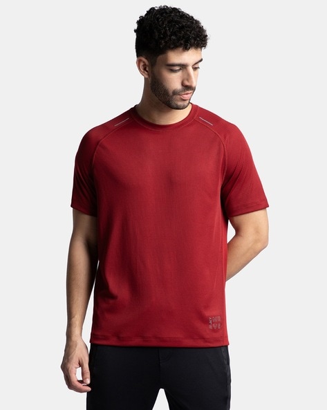 Men Regular Fit Round-Neck T-Shirt